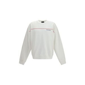 Dsquared² White Cotton Men's Sweatshirt